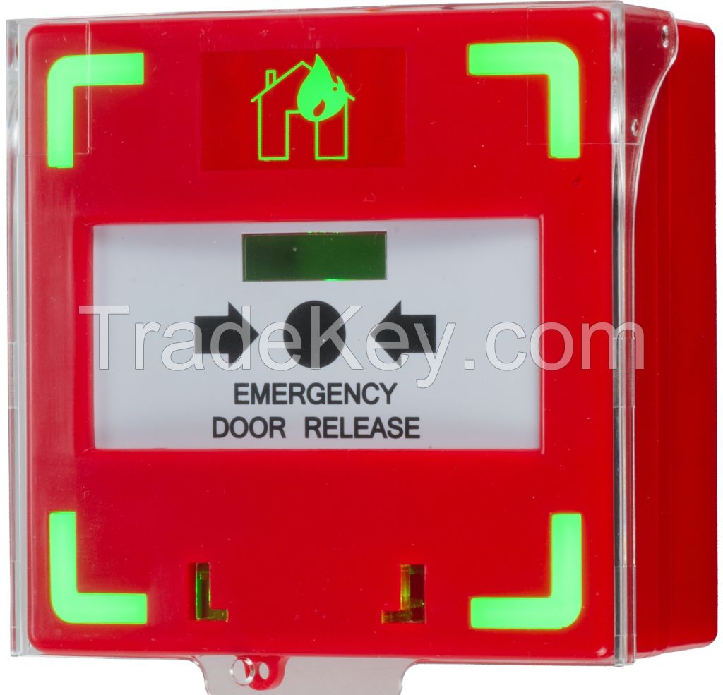 Fire Alarm DPDT Dual switches  Switch Call Point include Dual-color and Relay output