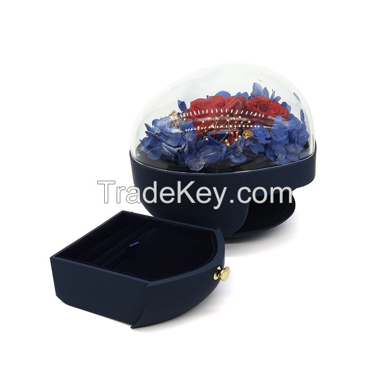 Heart-shaped Tumbler Preserved Flower Box