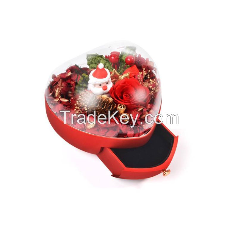 Heart-shaped Tumbler Preserved Flower Box