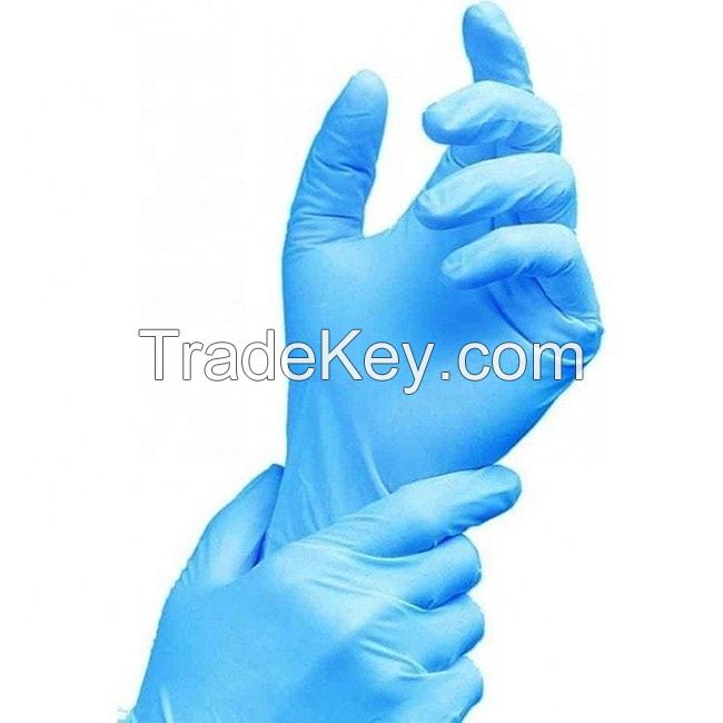 Blue/Black Nitrile Gloves 3.5 Mil - Powder Free 100/box (Small, Middle, Large)
