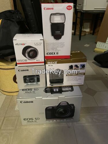 Canon EOS 5D Mark IV 30.4MP 28-105/100-300/50mm Lens 