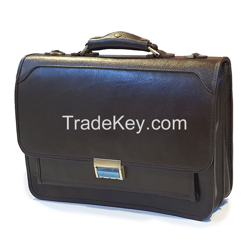 Leather shoulder bag