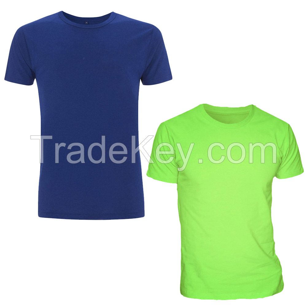 Custom Logo cotton slub Summer Men Solid Color curve bottom Pleated short sleeve Fitness Sports Casual Plain men's blank T-Shirt