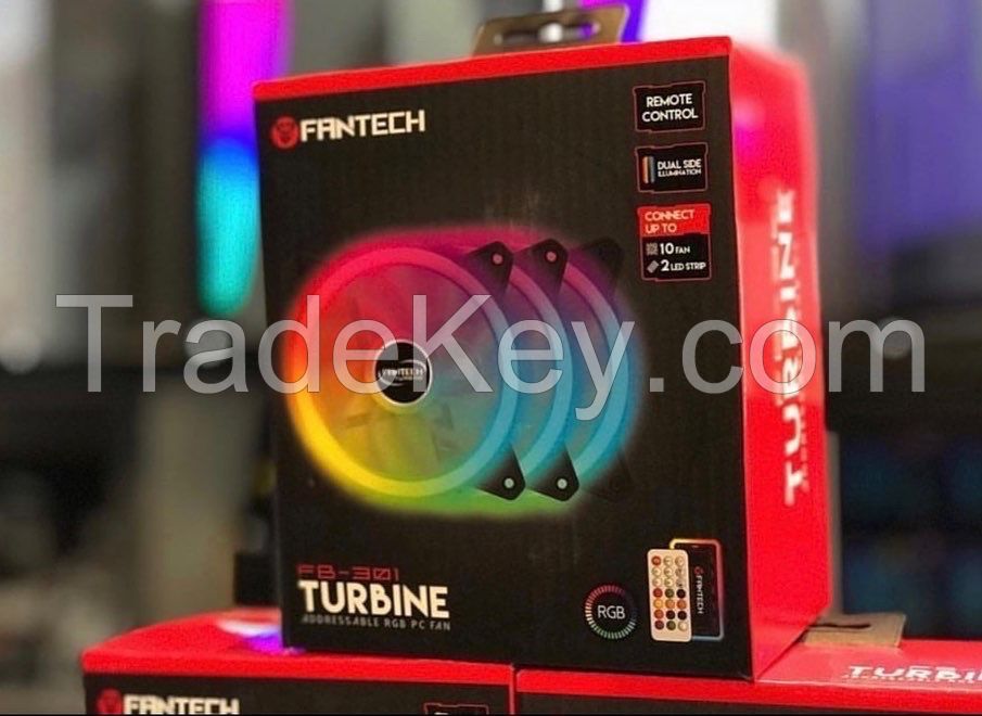 Fantech Typhoon FB302 and FB301 RGB 12CM Fan 3pcs Fan + Remote