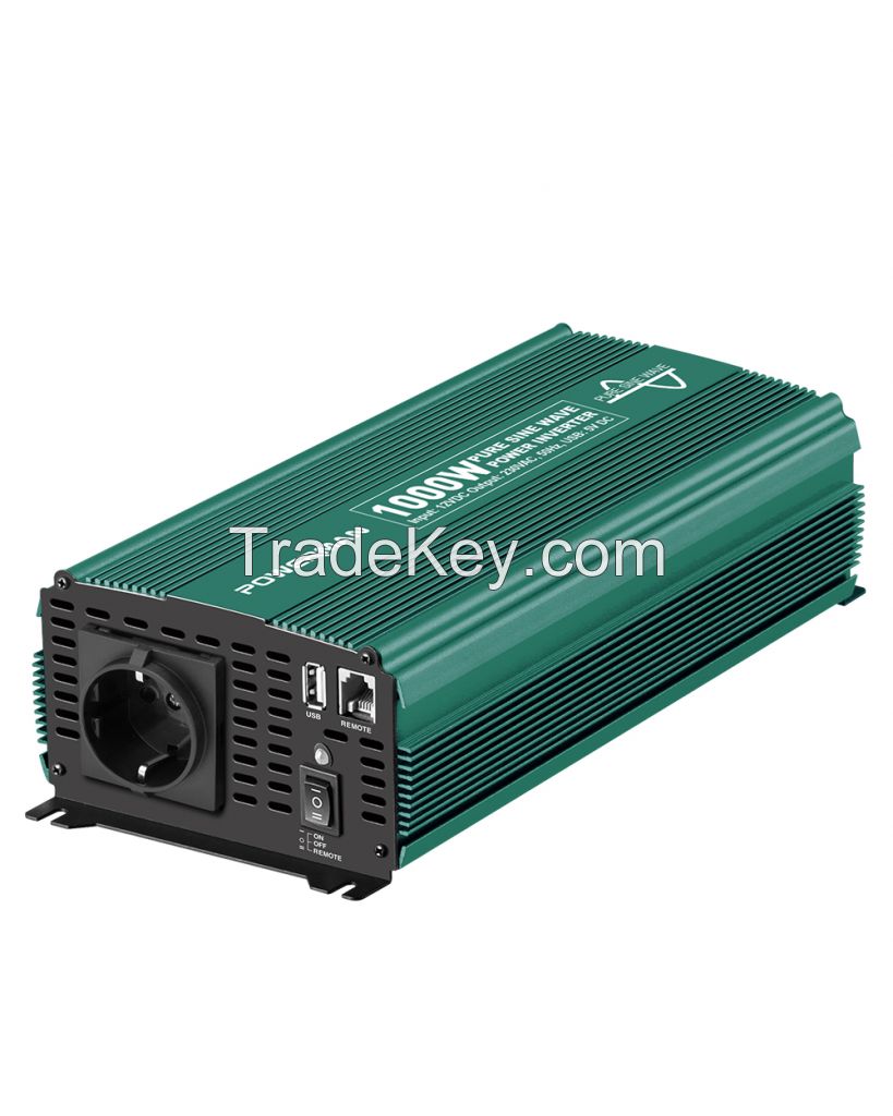 12V DC -AC car power inverter/converter  1000W pure  sine wave