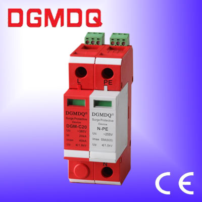 DGM surge protection device for low voltage distribution