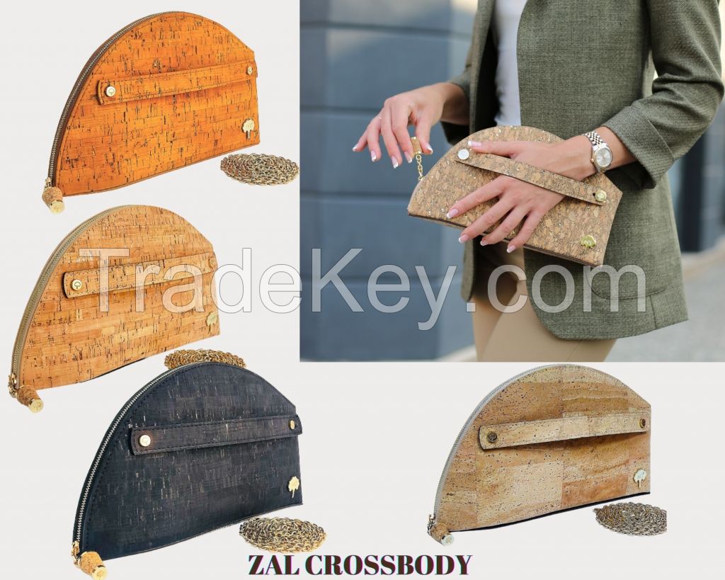 NY Cork Zal Crossbody Clutch