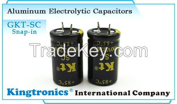 KT Snap-in Aluminum Elec. Capacitors--85&Acirc;&deg;C