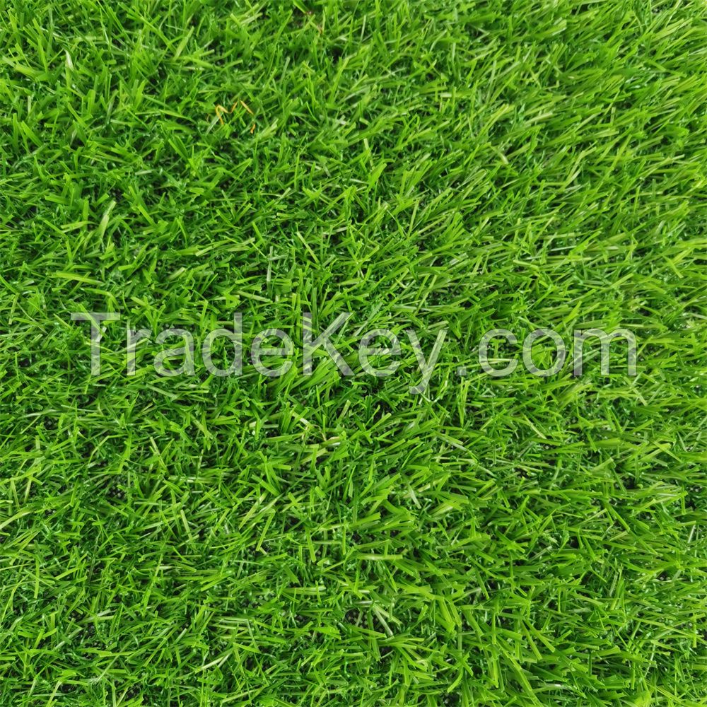 New design natural green color long durable artificial turf garden grass