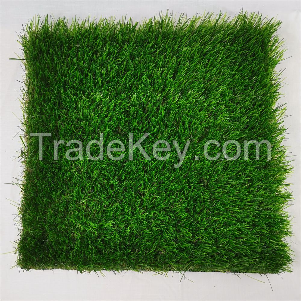 25mm pile height Soft turf comfortable balcony artificial grass mat