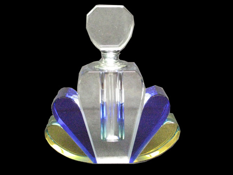 crystal perfume bottle