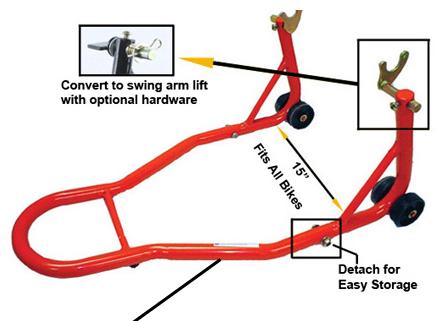 motorcycle parts stand