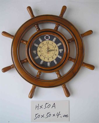 Wooden Ship Wheel for Decoration