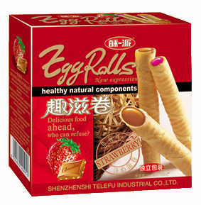 Sandwich Egg Roll (strawberry flavor)