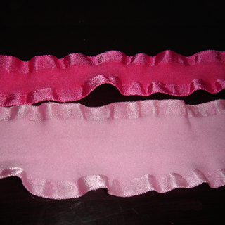 double ruffled ribbon