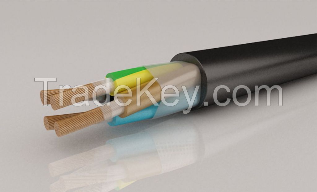 H07RN-F flexible cable with rubber insulation