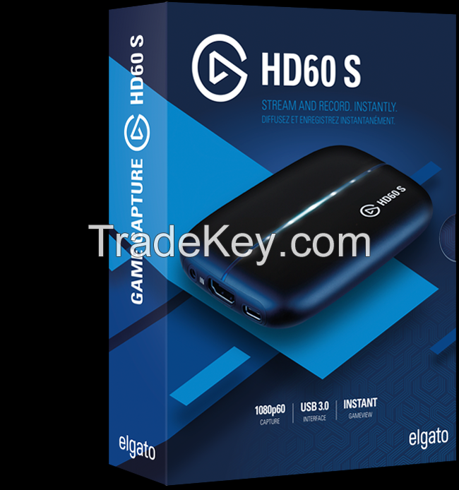 Elgato Game Capture Card HD60 S - Stream and Record in 1080p60, for PlayStation 4, Xbox One &amp;amp;amp;amp; Xbox 360