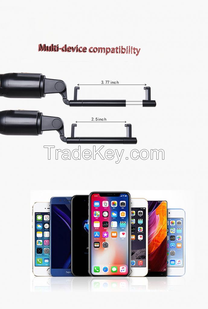 Wireless Remote and Tripod Stand Selfie Stick for All Devices