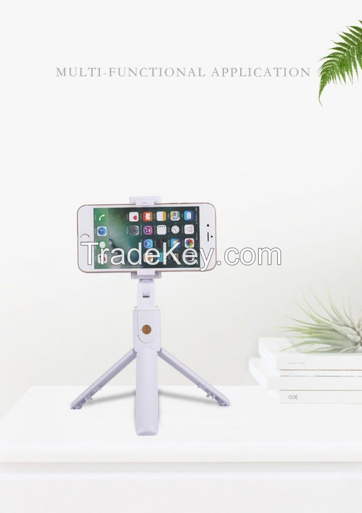 Wireless Remote and Tripod Stand Selfie Stick for All Devices