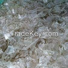 PET plastic flakes