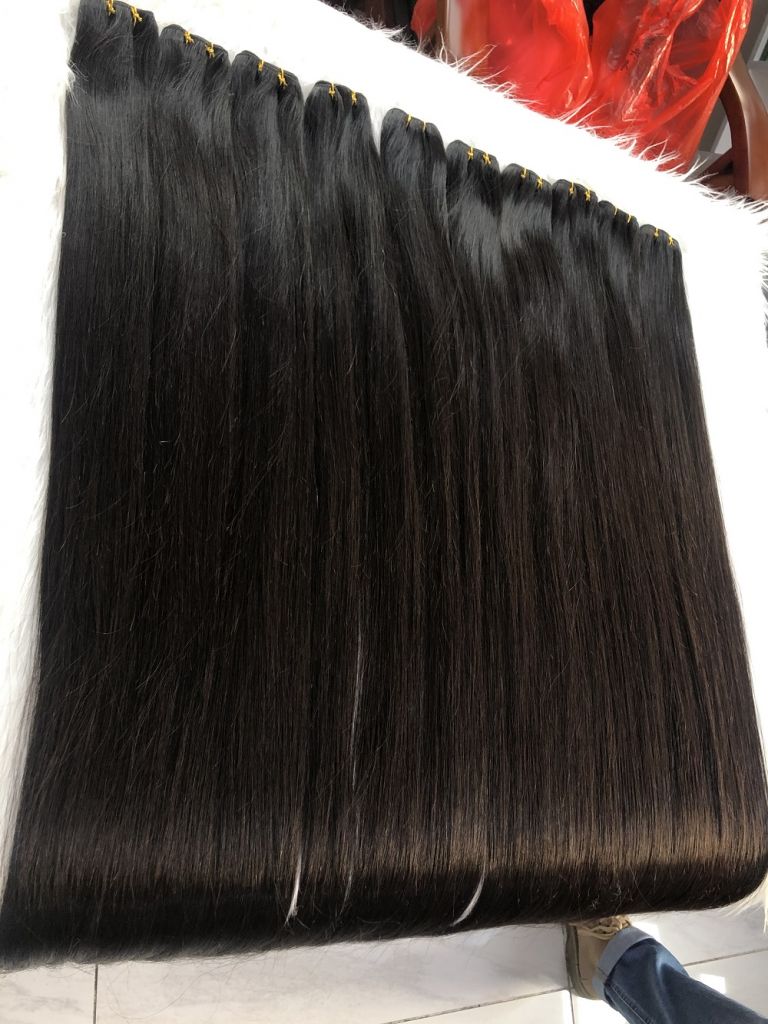 40inch Machine Weft Nature Black