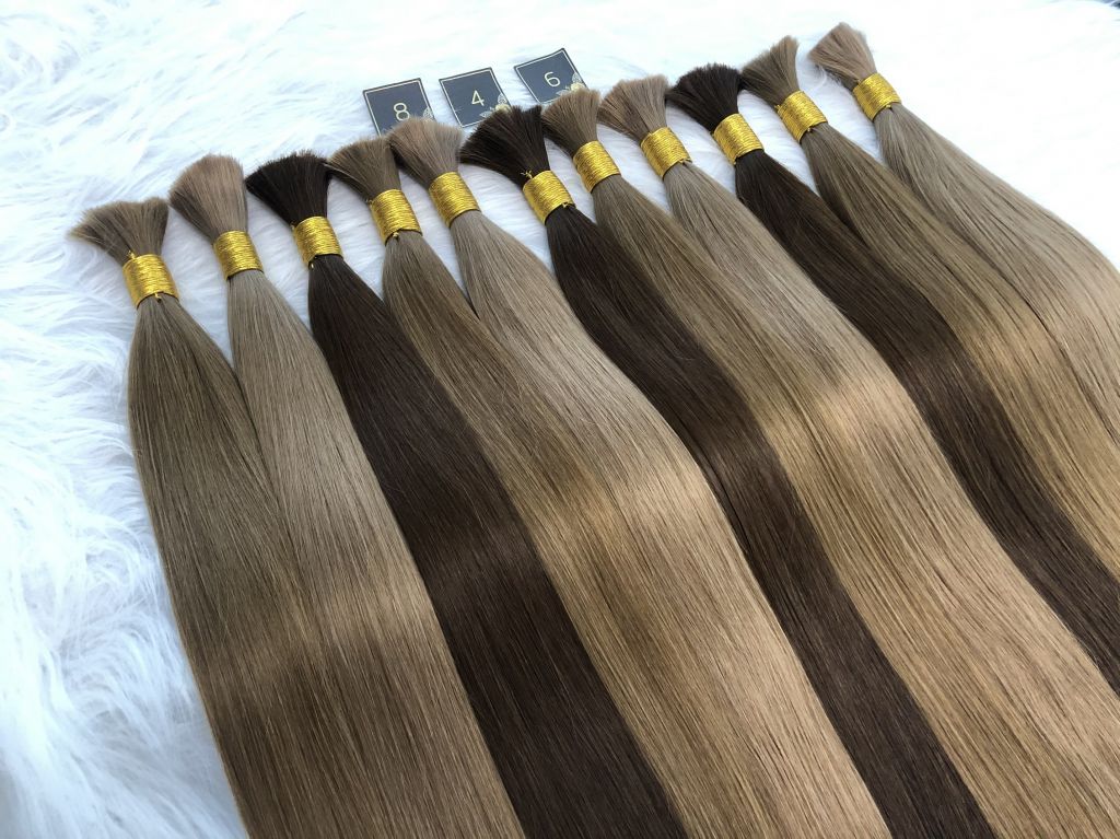 Double Drawn Bulk Hair #4 #6 #8