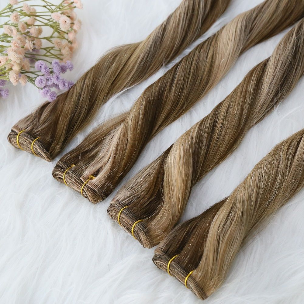 machine made hair weft