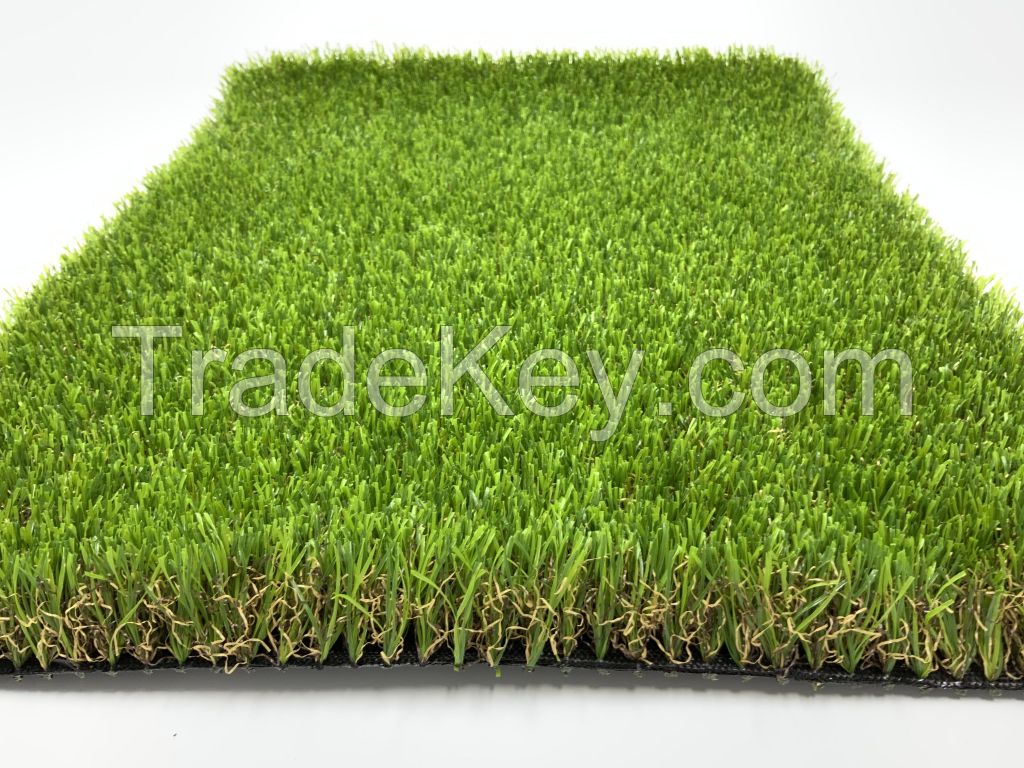 M shaped Landscape Artificial Lawn for Garden Decoration, MQS-4 Tones