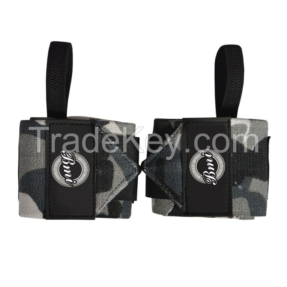 Wrist Wraps for Powerlifting with custom logo