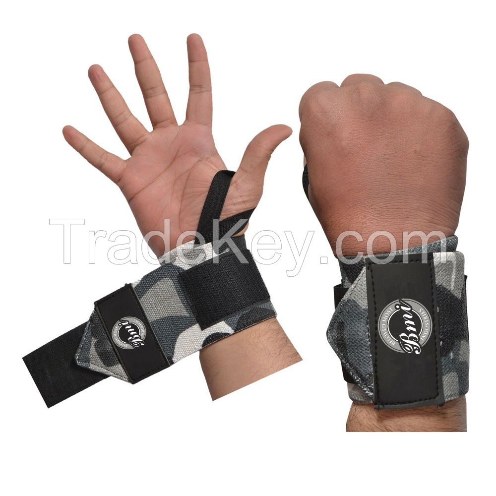 Wrist Wraps for Powerlifting with custom logo