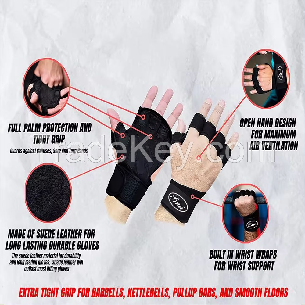 Custom Logo Cross-fit Ventilated gym Gloves