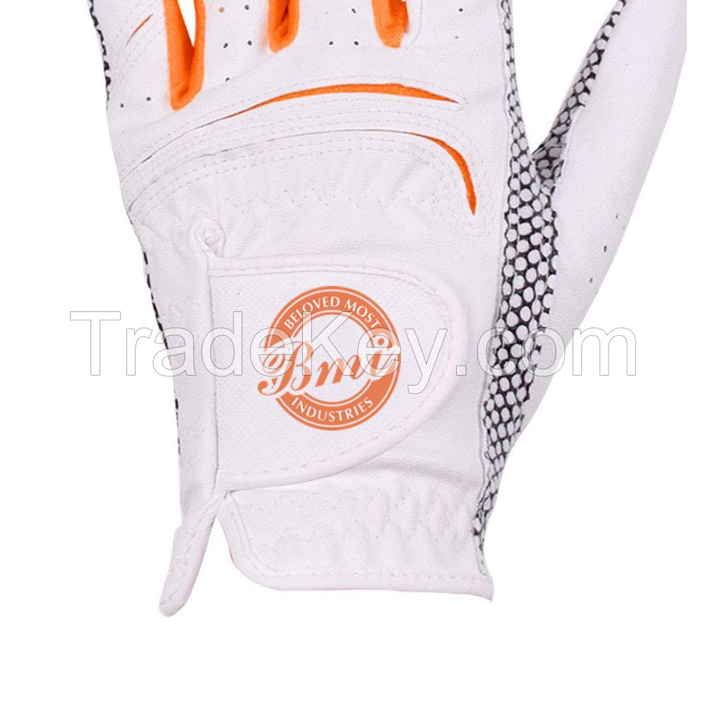 Genuine Leather Breathable Golf Gloves