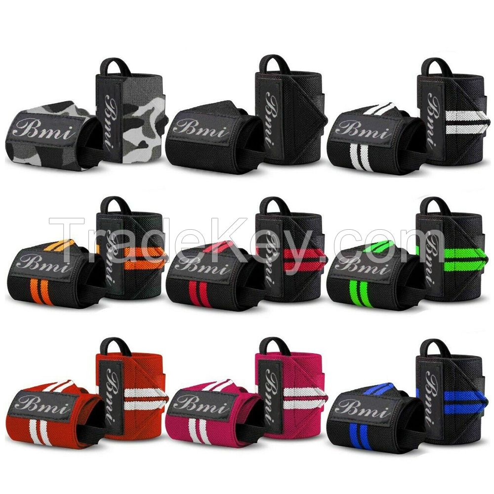 Wholesale Custom Power Lifting Wrist Support Professional Wrist Wraps