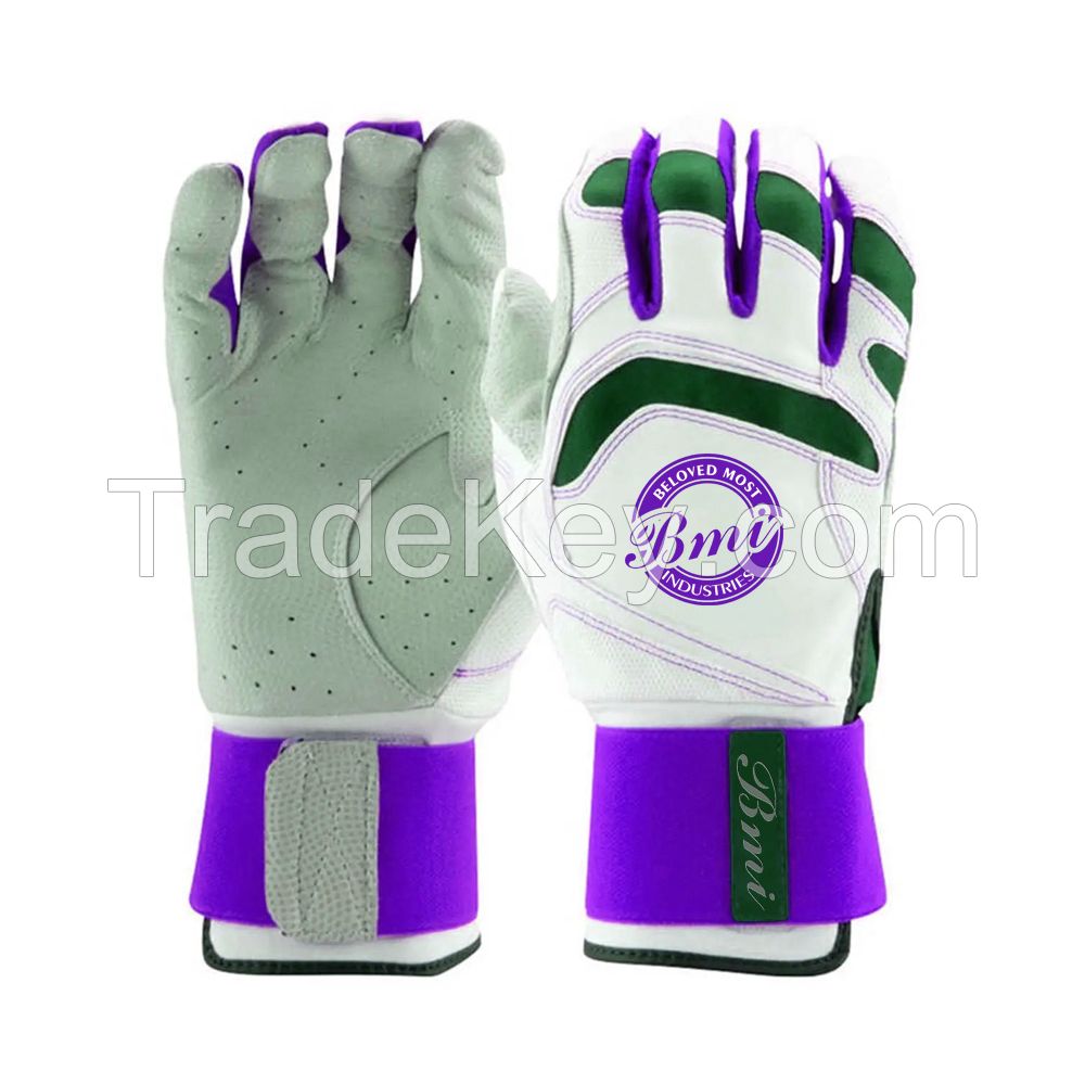 Top Quality Heavy Duty Customized Baseball Batting Gloves