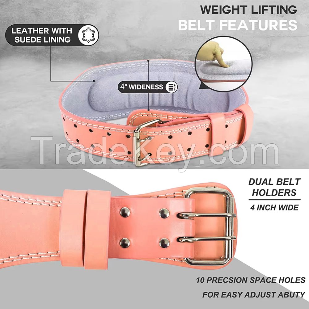 Gym Fitness Body Building Training Comfortable leather Belt