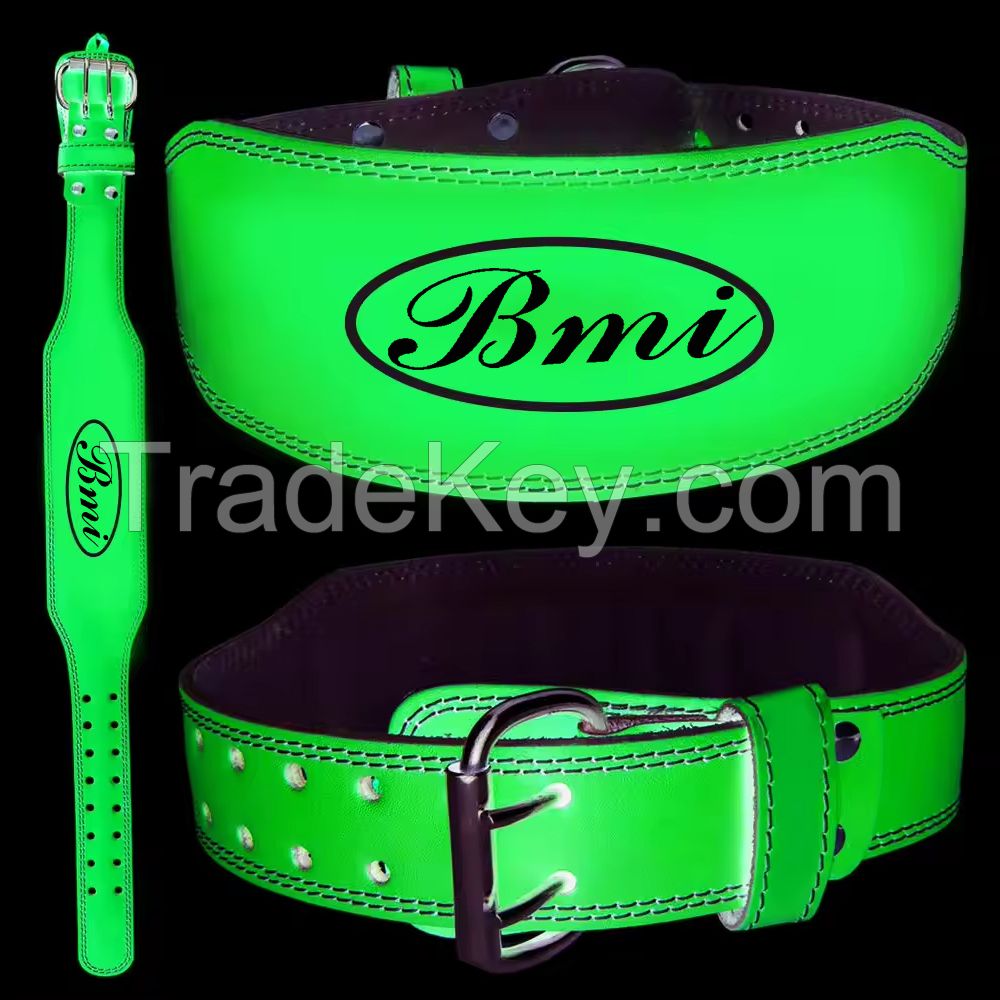 Training 4" Padded Gym Exercise Back support Waist Belt