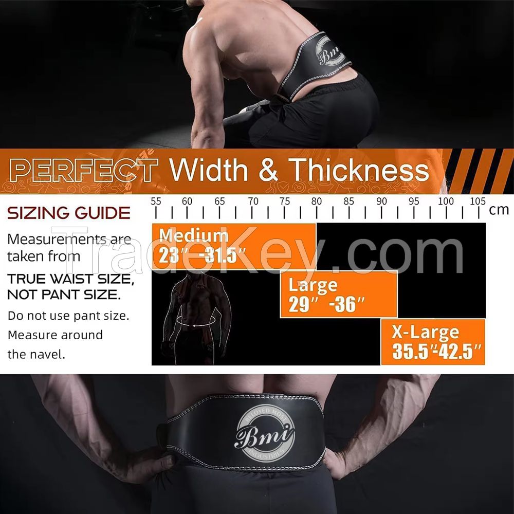 Best Quality Double Prong Weightlifting Belt Steel Buckle Gym Fitness belt