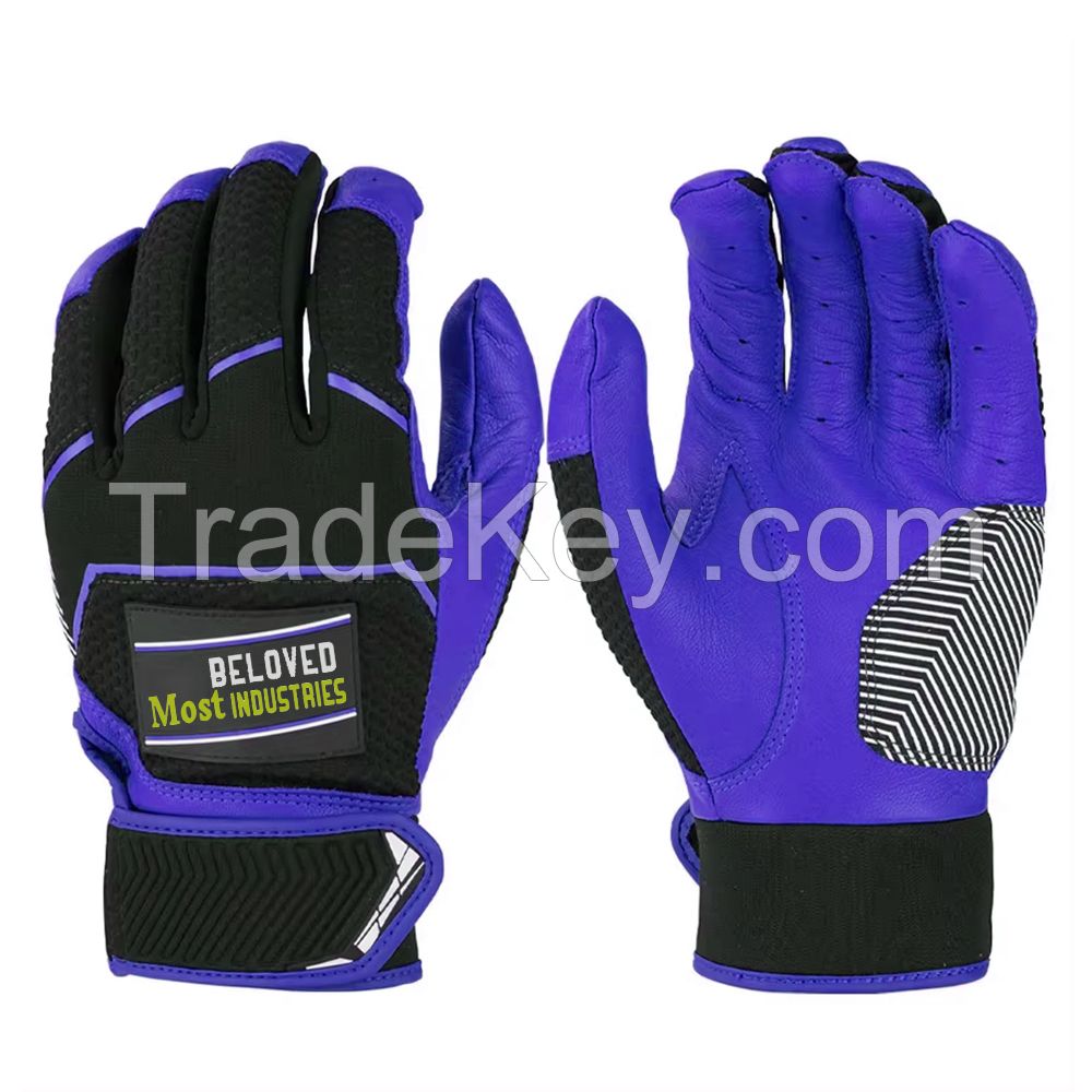 Best Quality Baseball Batting Gloves Breathable Customized Batting Gloves