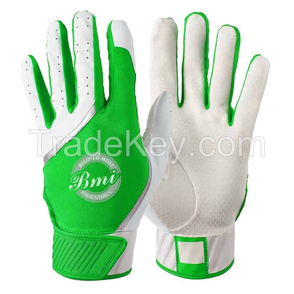 Latest Design Adjustable Hot Selling Baseball Batting Glove