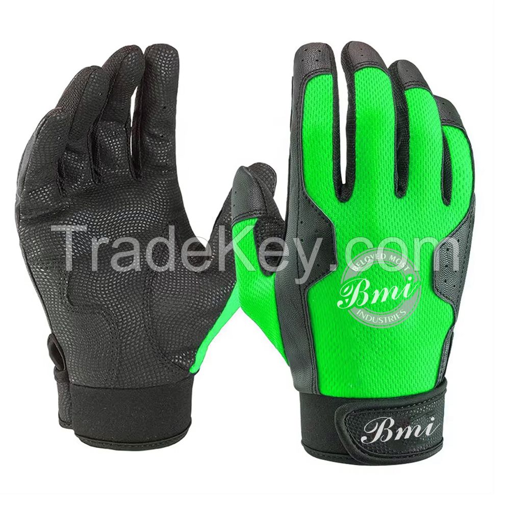 100% Original Cowhide Leather Baseball Batting Gloves