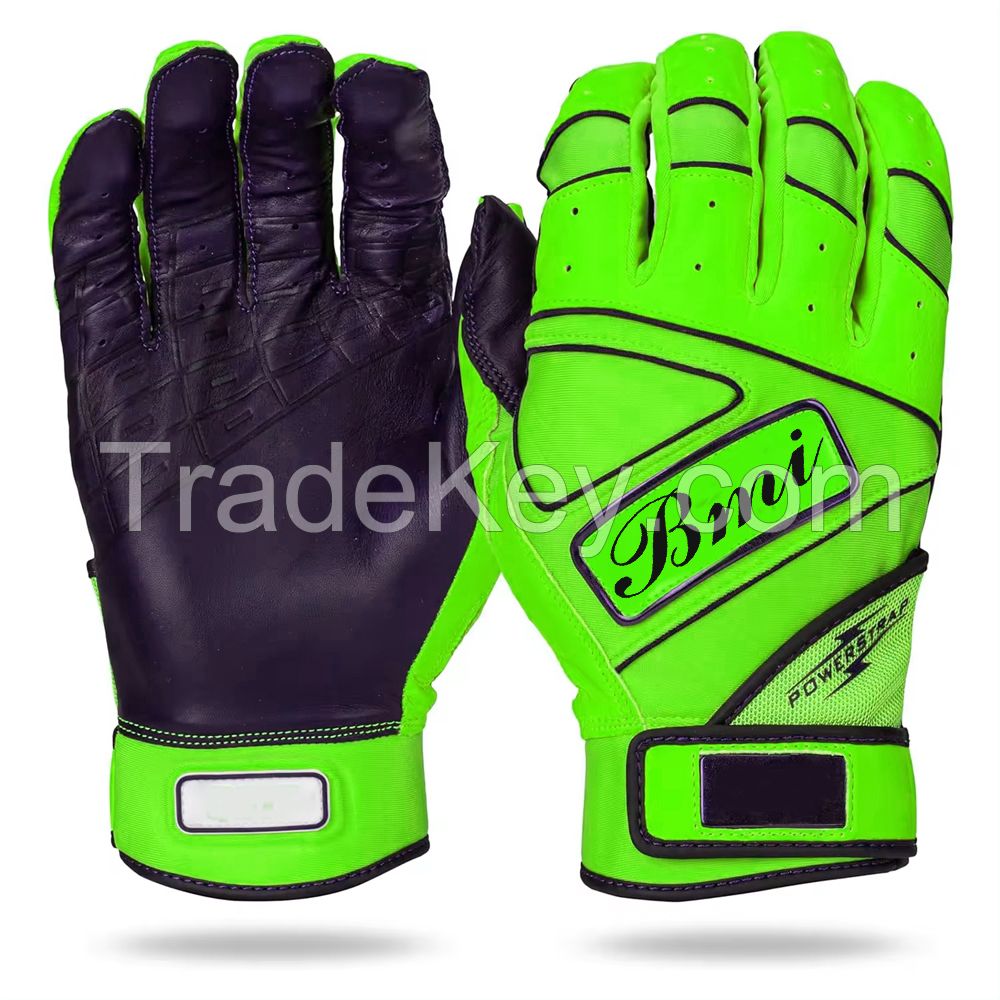 Heavy Duty Soft And Comfortable Baseball Batting Gloves