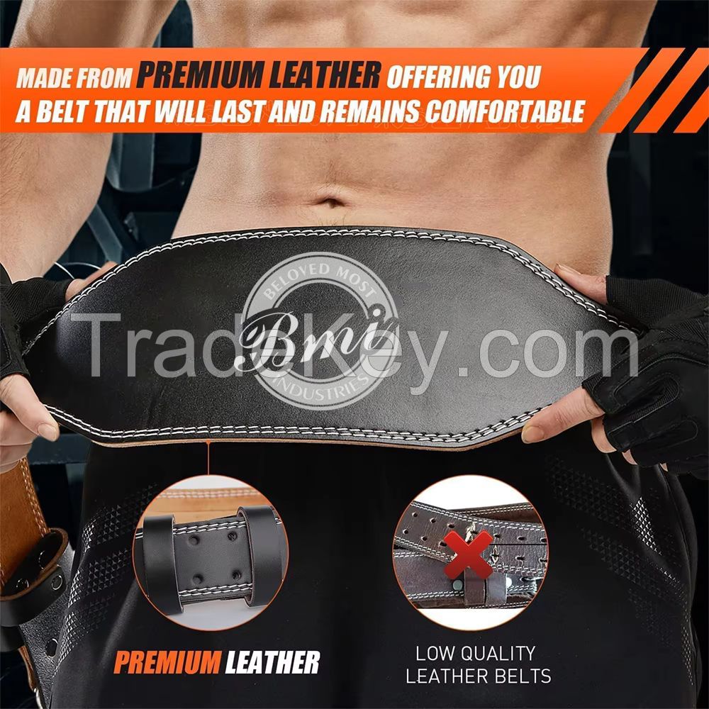 New Arrival Tapered Design Gym Workout 4" Wide Back Support Weightlifting Belt