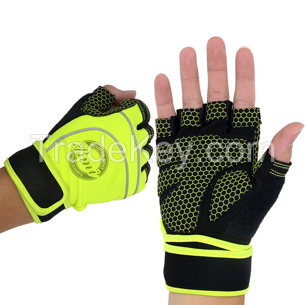 Training Weightlifting Breathable Half Finger Gel Cycling Glove