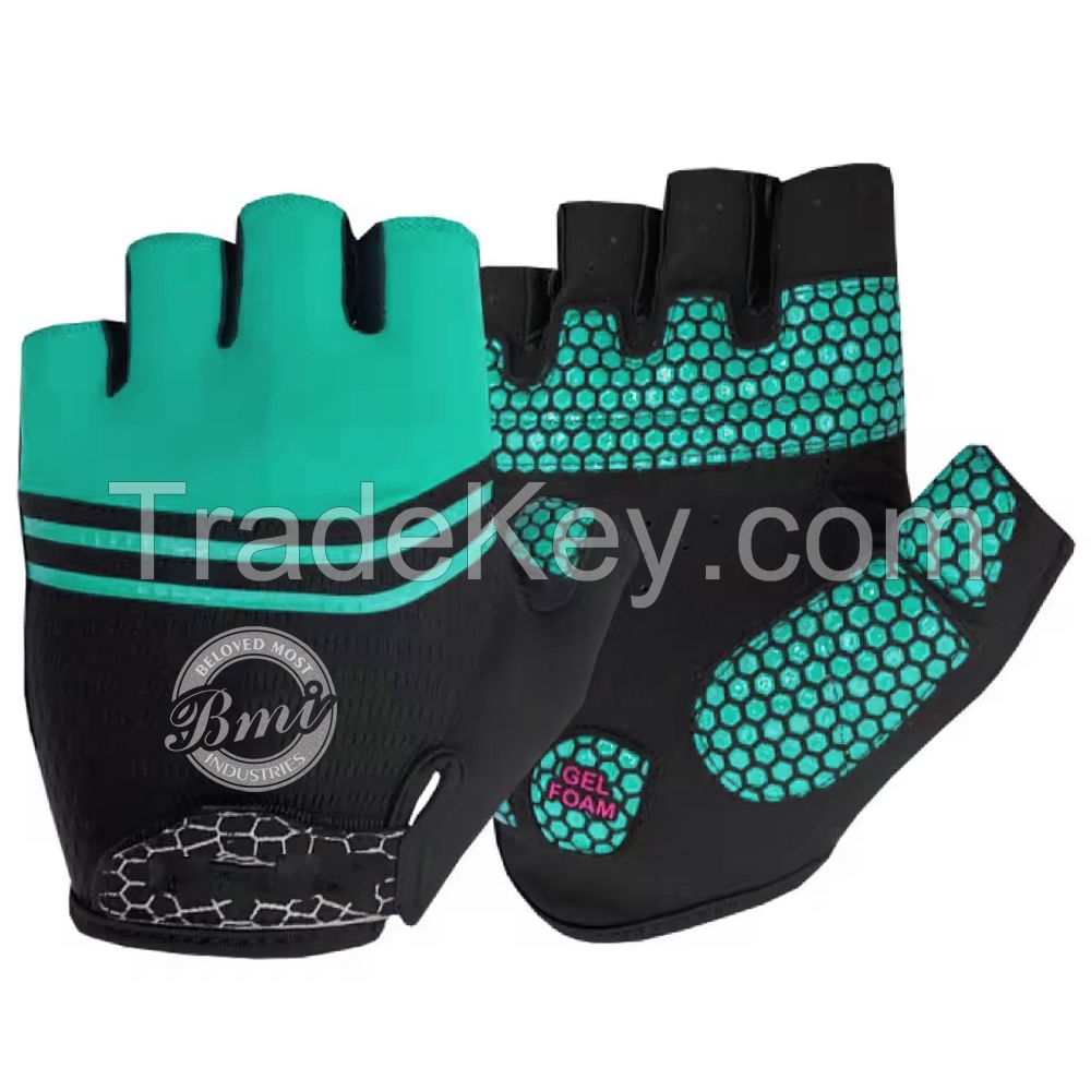 Shock Proof Top Quality Customized Half Finger Cycling Gloves