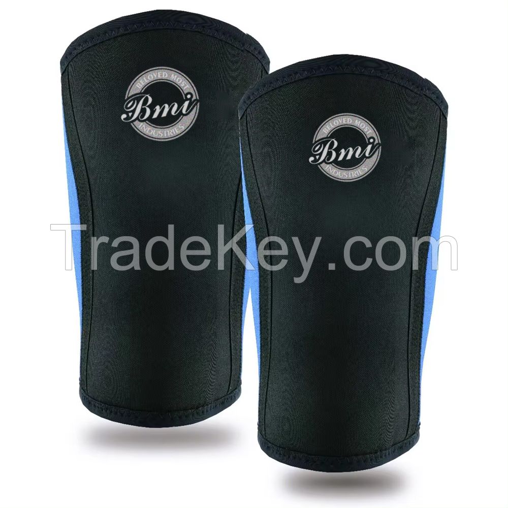 Customized color wholesale 7mm neoprene knee sleeves for gym workout