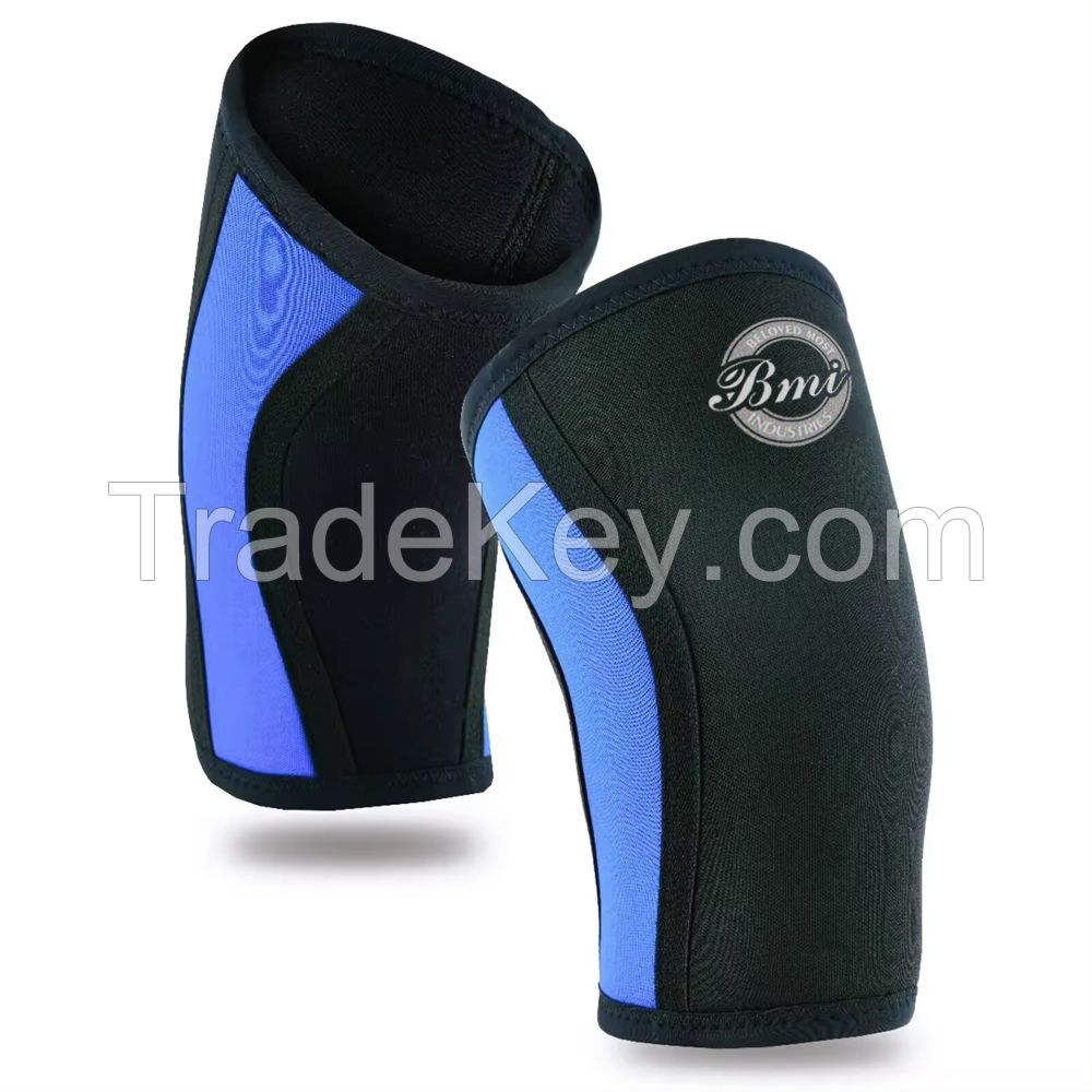 Customized color wholesale 7mm neoprene knee sleeves for gym workout