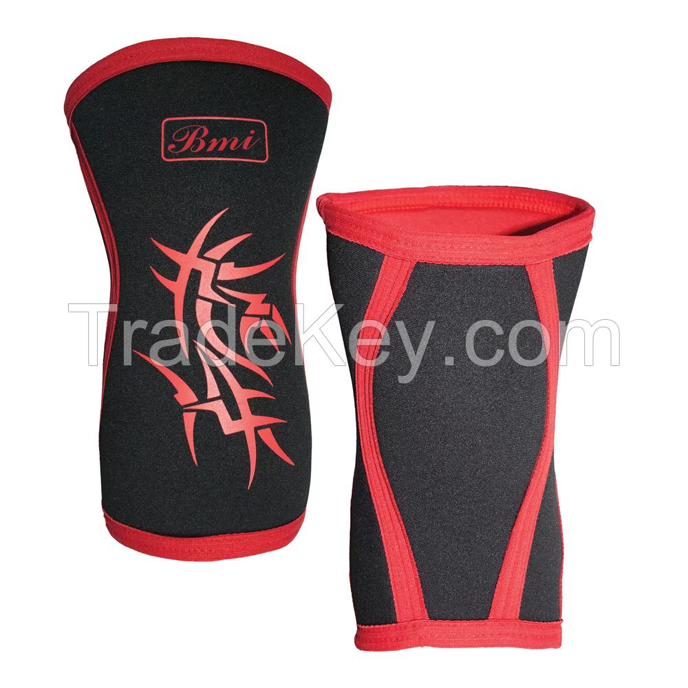 2024 Sublimation Weightlifting Training Knee Sleeves