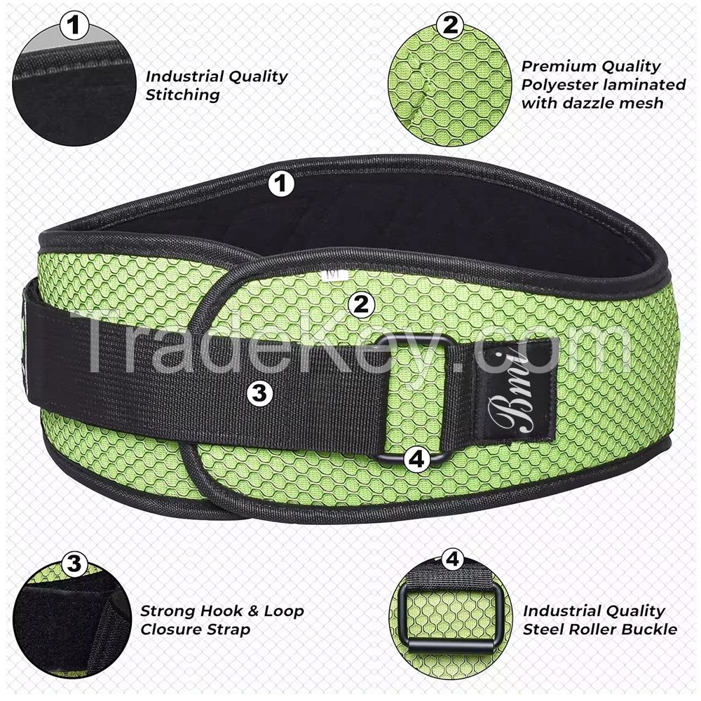 Custom Gym Bodybuilding Self Locking Weightlifting Training Neoprene Waist Support Belt