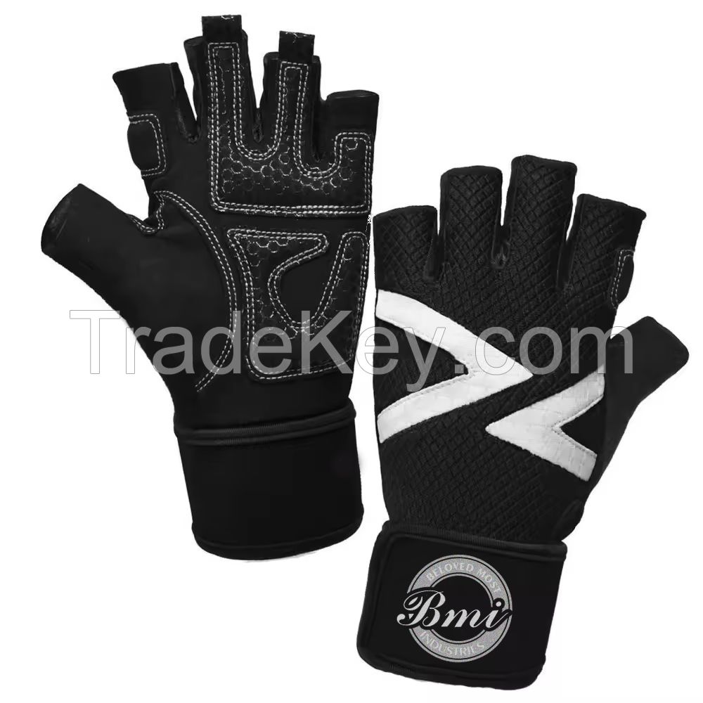 Custom Logo New Half-Finger Weightlifting Gloves Anti-Slip Gym Fitness Training