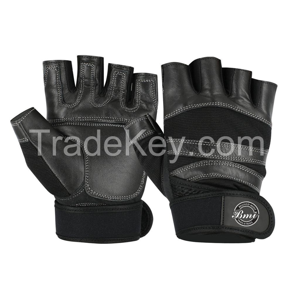 Full Palm Protection Fitness Training Weight Lifting Safety Gym Sport Glove